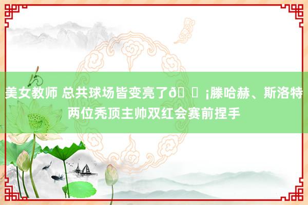 美女教师 总共球场皆变亮了?滕哈赫、斯洛特两位秃顶主帅双红会赛前捏手